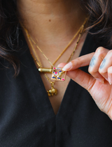 Indah 22kt Gold Plated Brass Pendant