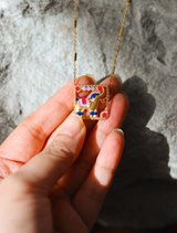 Indah 22kt Gold Plated Brass Pendant