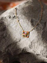 Indah 22kt Gold Plated Brass Pendant