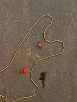 'Luna' Tribal Brass Long Necklace