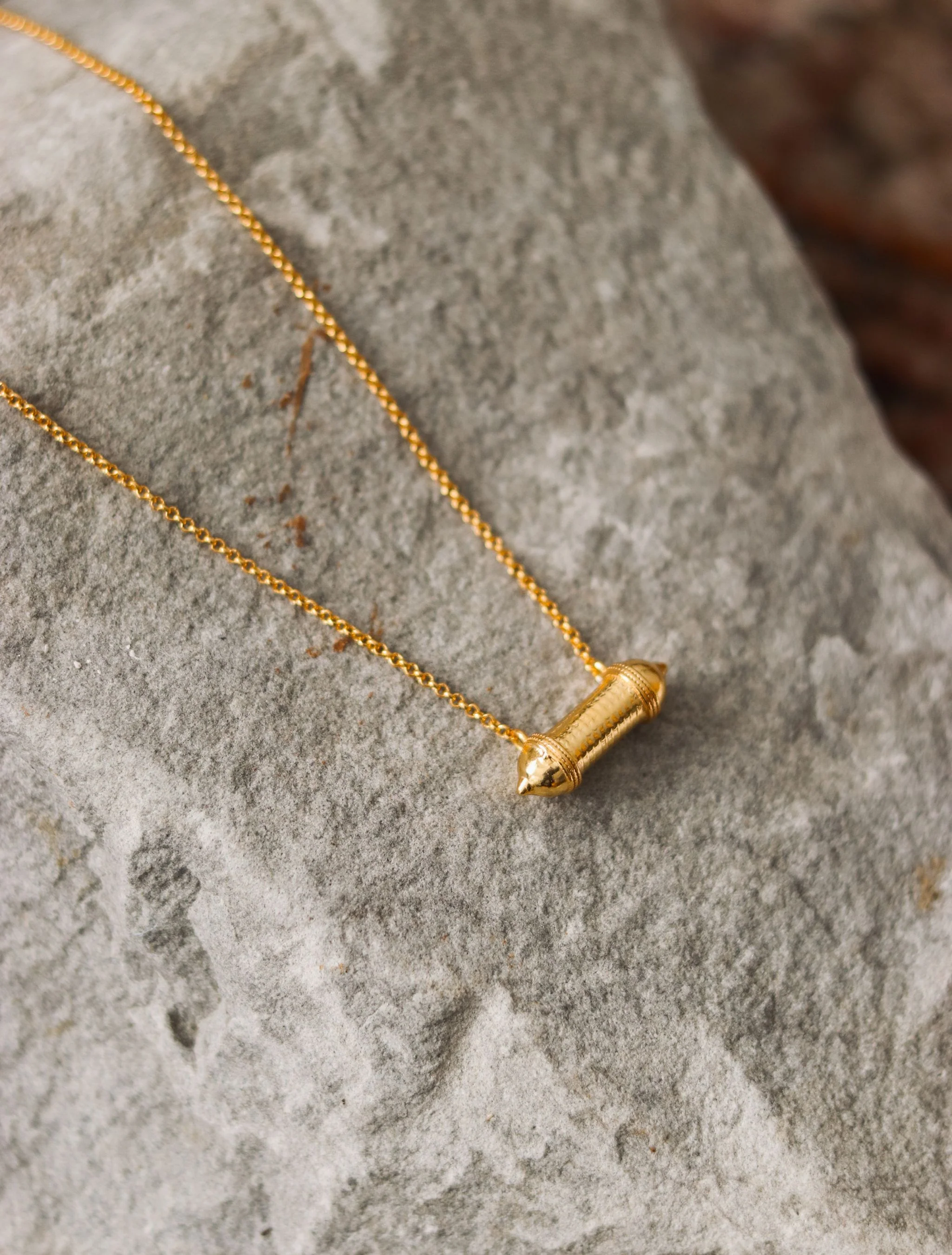 Taha 18kt gold plated Brass Pendant