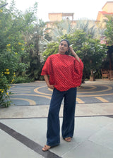 Bandhani Off Shoulder Tops