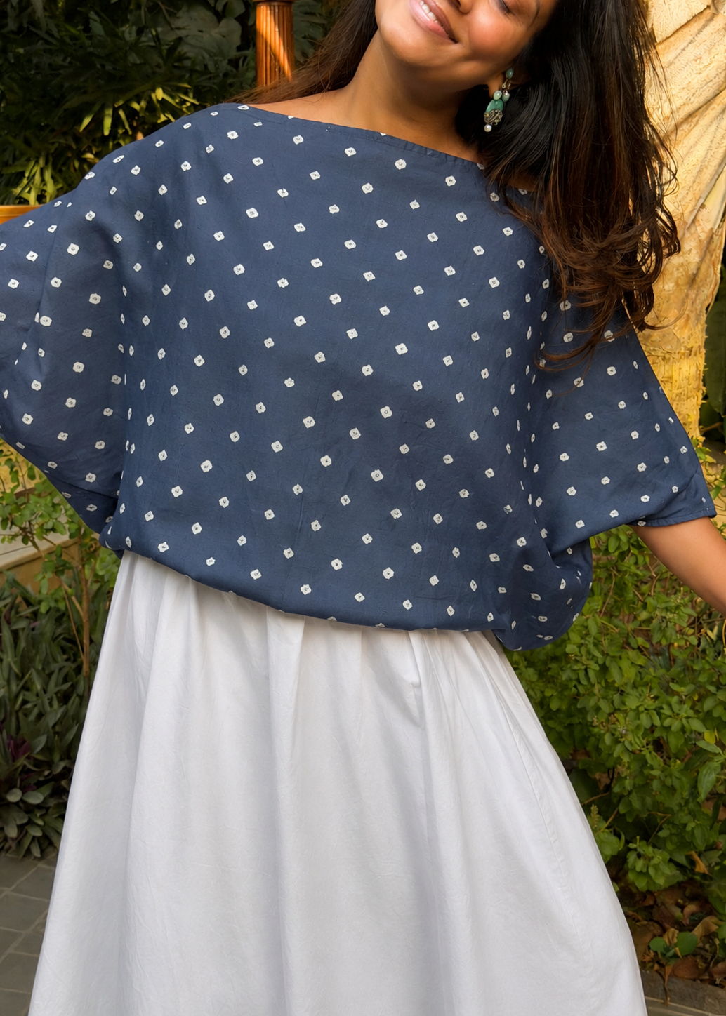 Bandhani Off Shoulder Tops