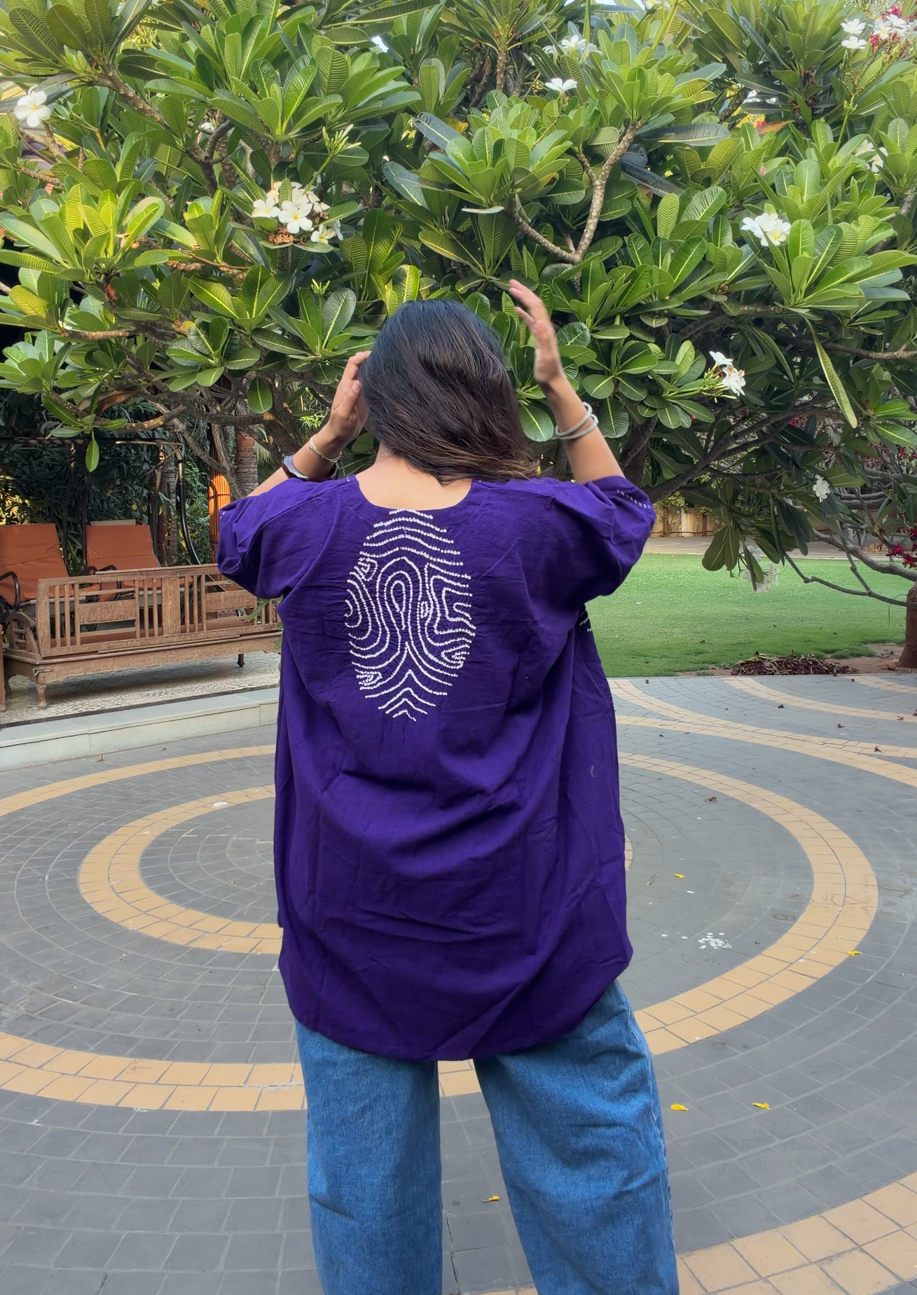 Bandhani Kala Cotton Tops