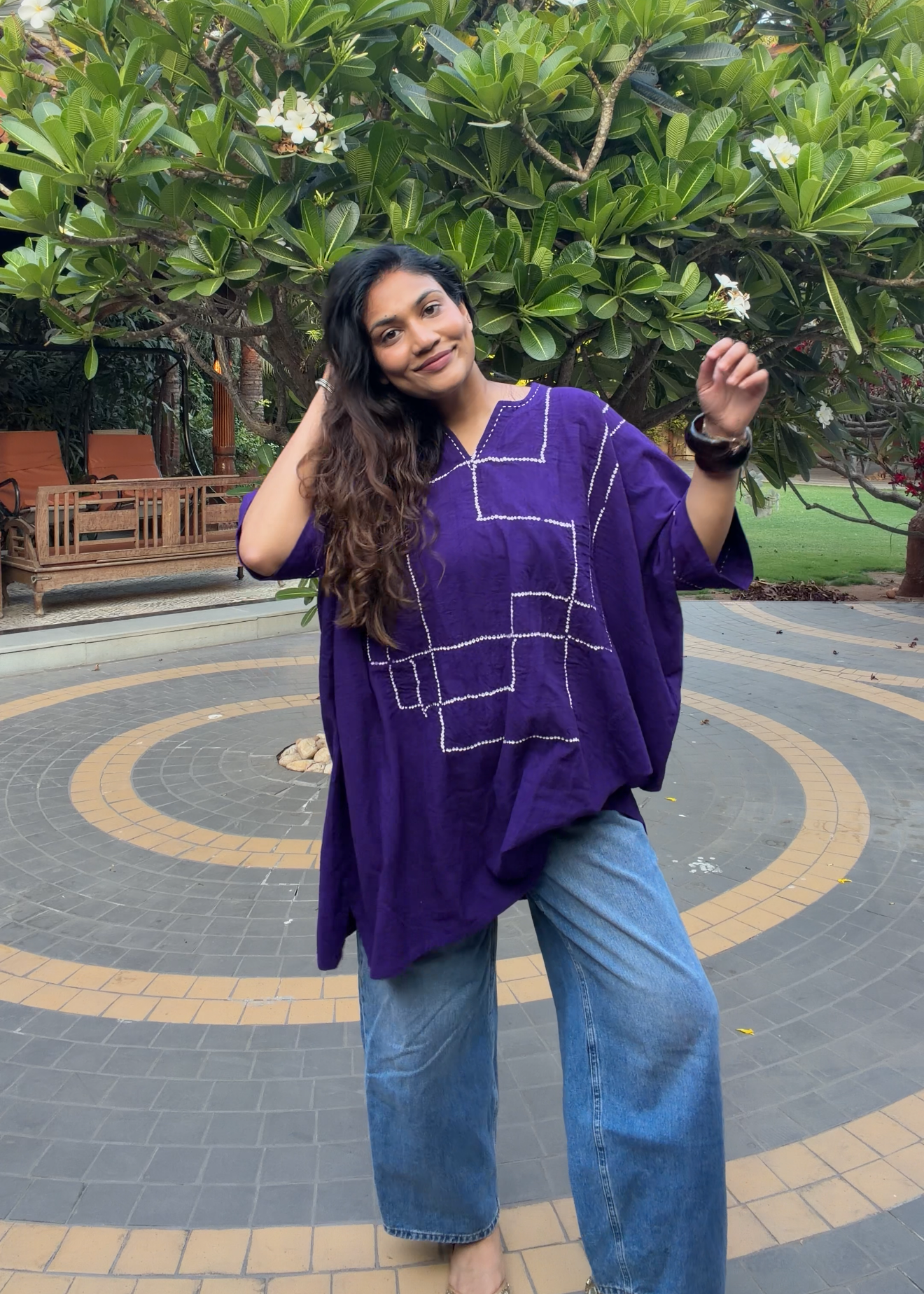 Bandhani Kala Cotton Tops