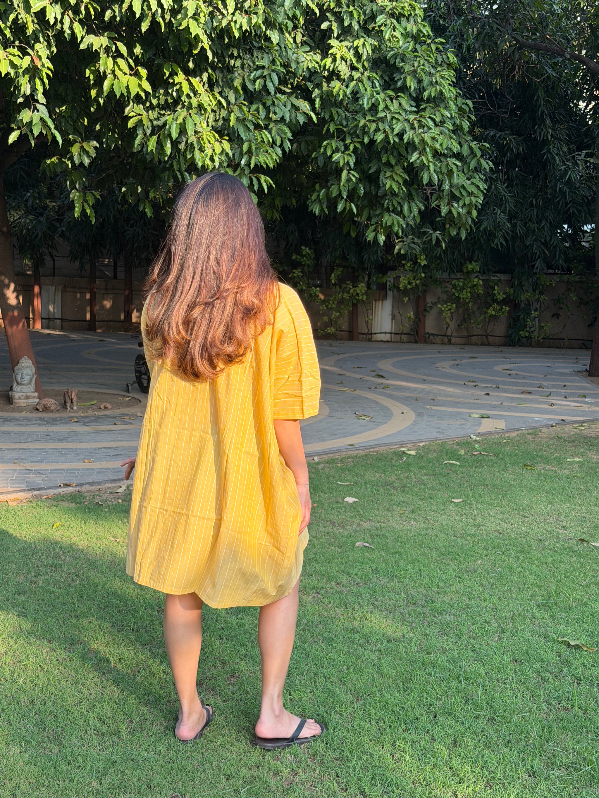 Haldi Zari Kaftan