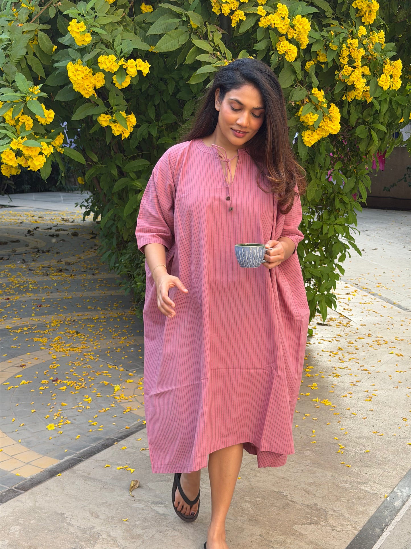 Manjistha Long Kaftan