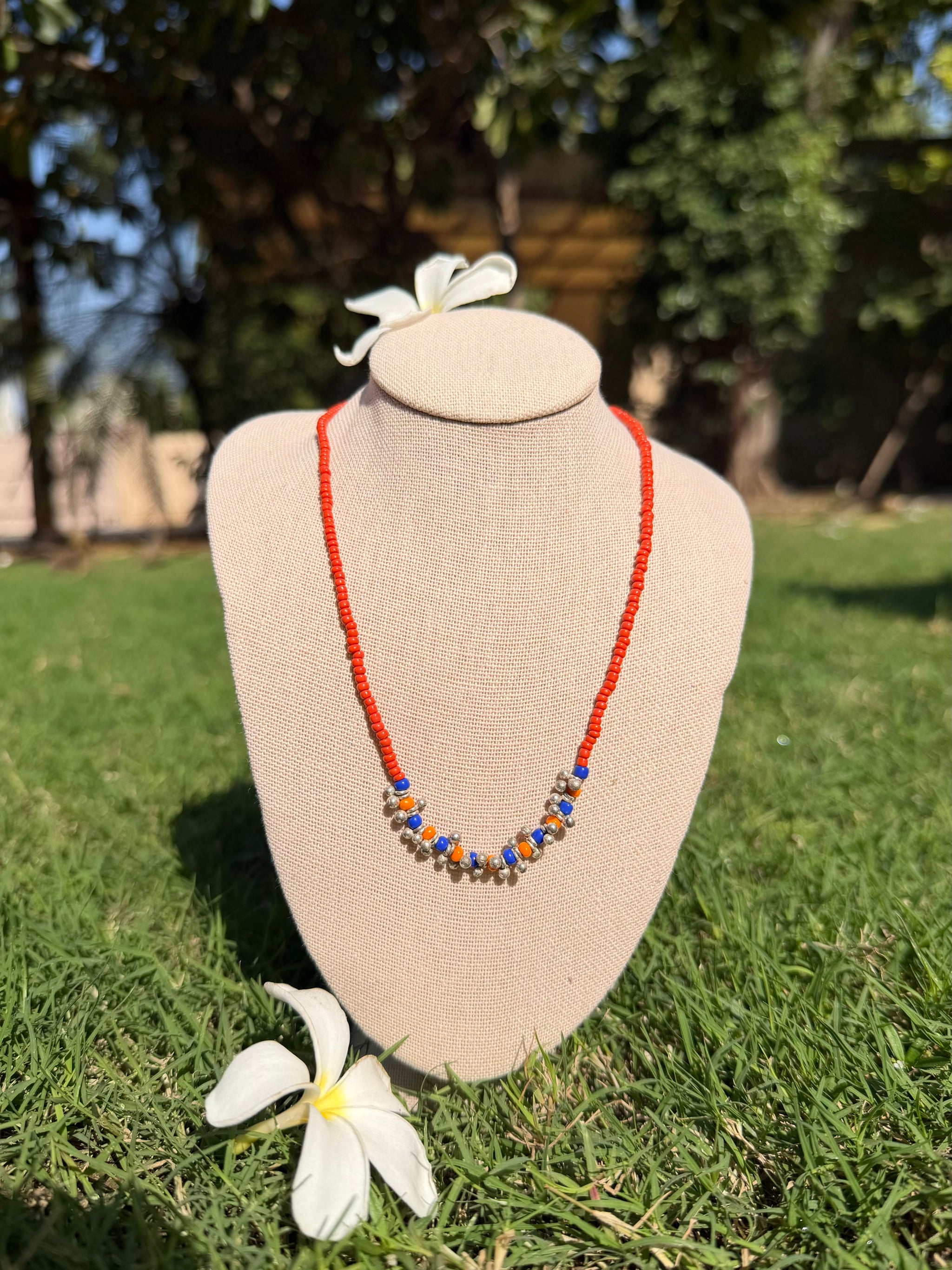 Silver Ghughri Necklace