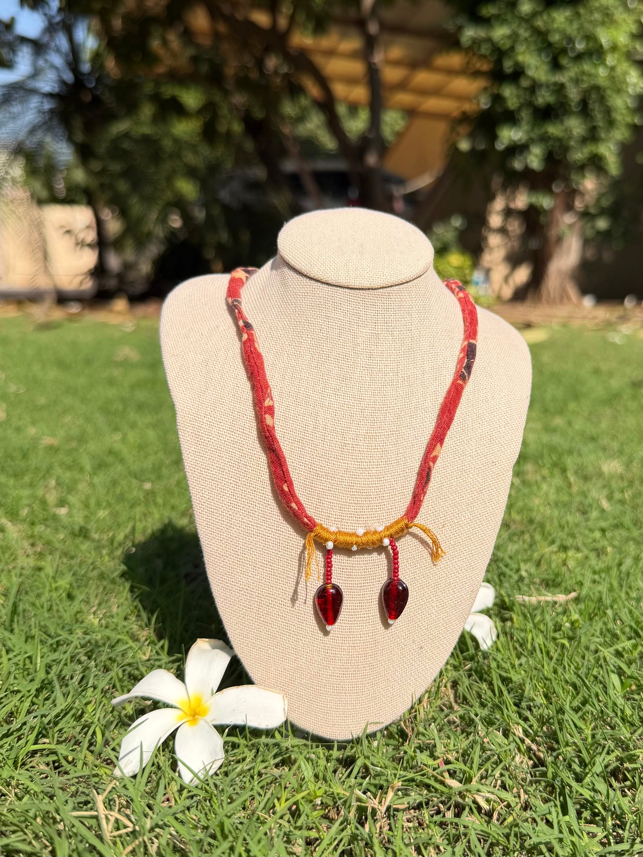 Gamthi Fabric Necklace