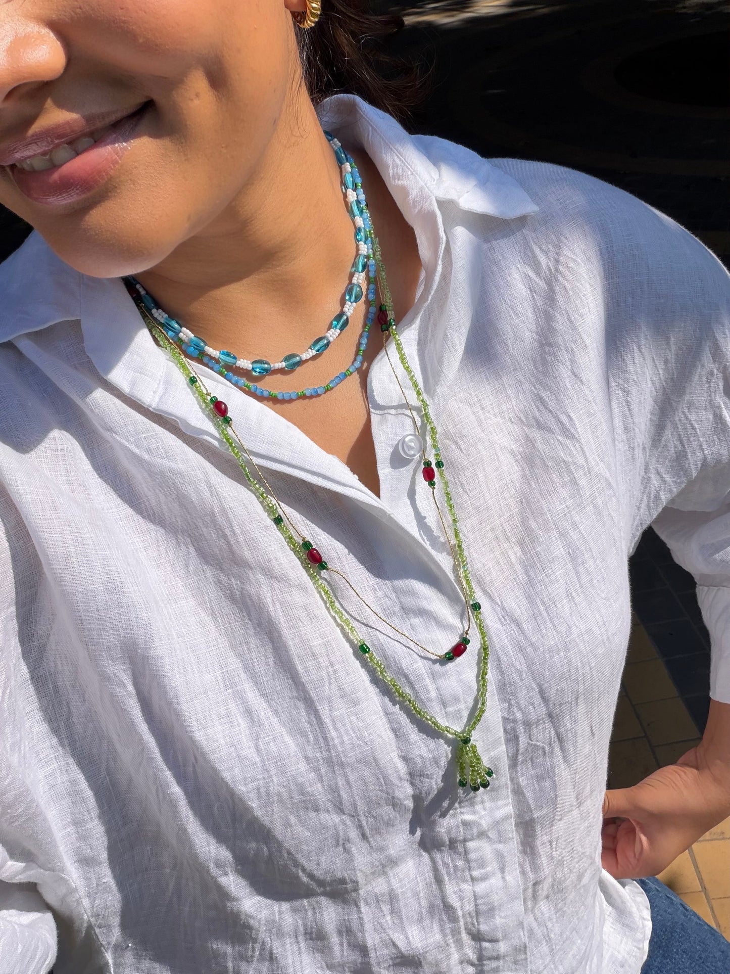 Water Droplet Necklace