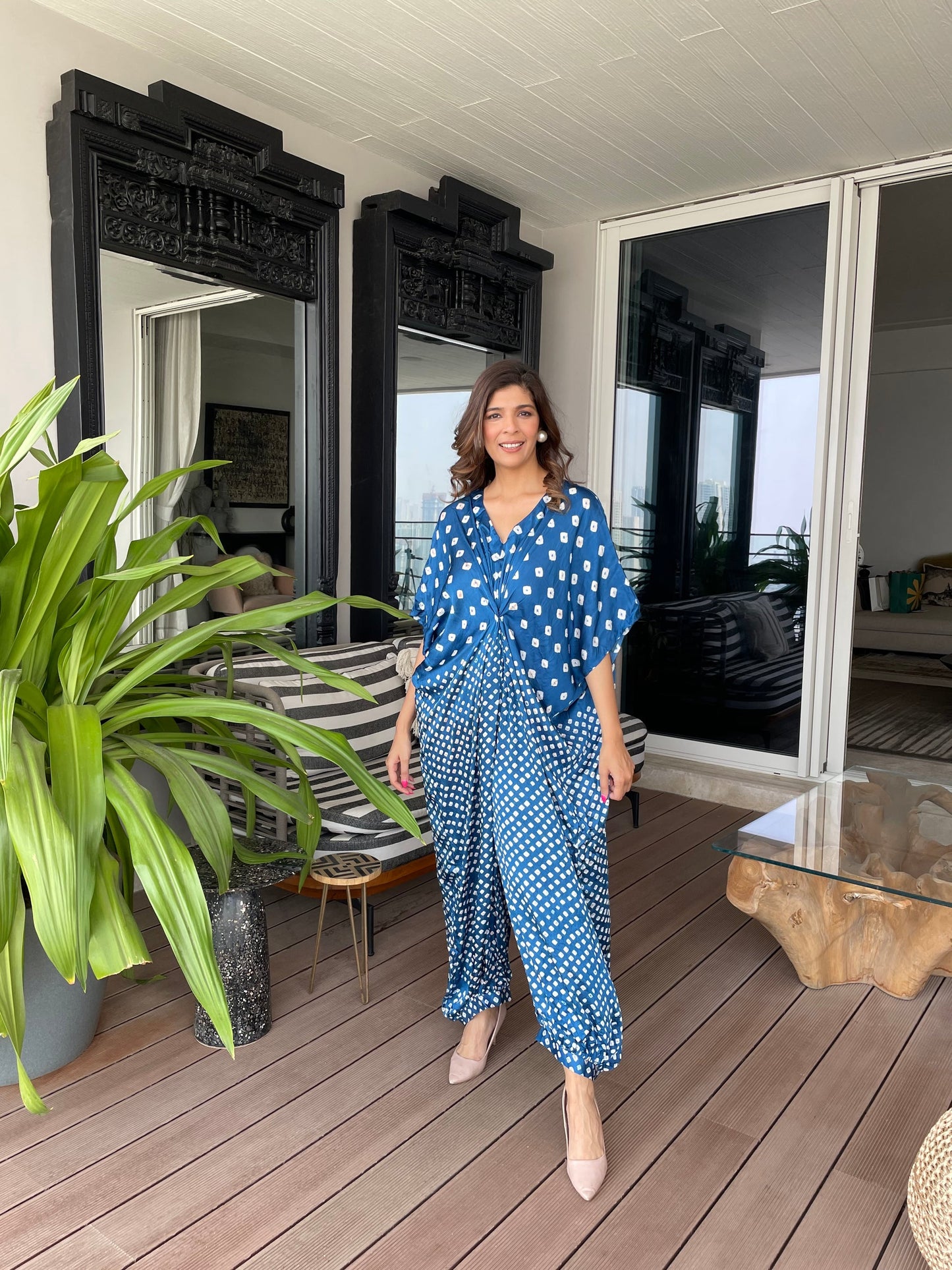 Blue Knot Jumpsuit