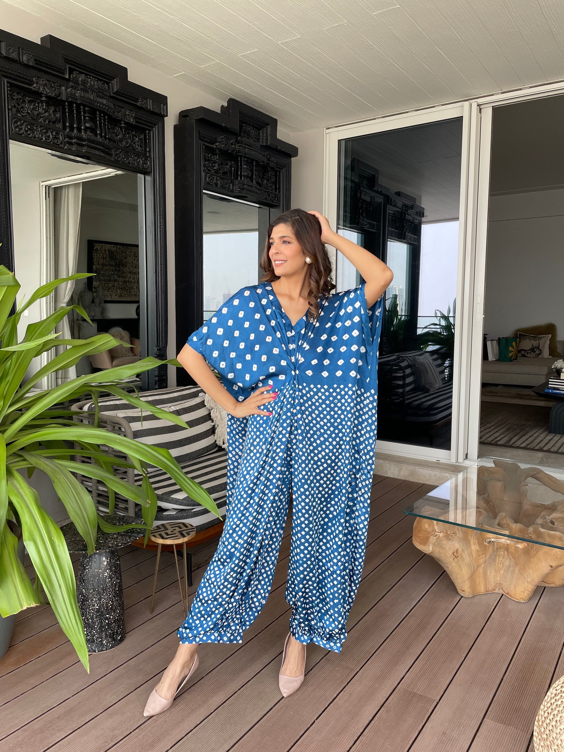 Blue Knot Jumpsuit