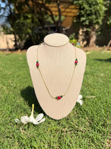 Gold String Necklace