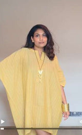 Haldi Zari Kaftan